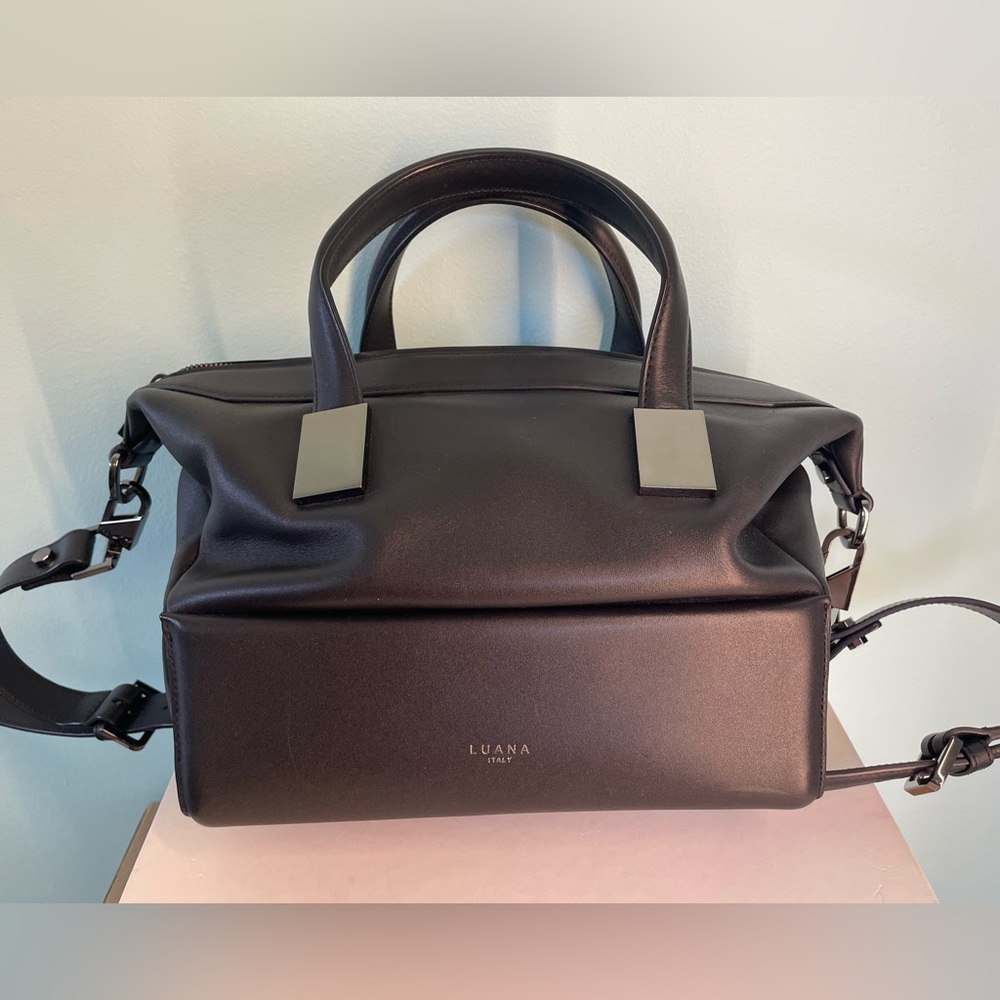 Luana Italy Ebony Circe Tote